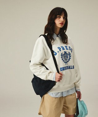 J.PRESS MEN 【J.PRESS ORIGINALS】【UNISEX】Cotton Broad Cloth B.D. Shirt / Baggy-Fit サックスブルー系