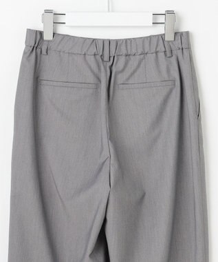 J.PRESS LADIES L SOFTシャンブレー テーパード パンツ ライトグレー系