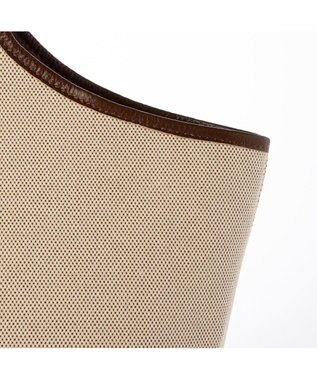 UNBILLION VERYコラボ ペルケ perche / キャンバス×牛革コンビトートバッグ ブラウン