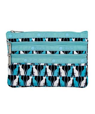 LeSportsac 3ZIP COSMETIC/ミラーリングキャッツ ミラーリングキャッツ