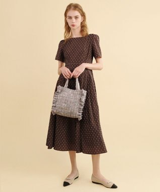 TOCCA WAVES MINIBAG ミニバッグ グレーツイード系