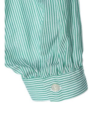 AMERICAN HOLIC カルゼギャザーシャツチュニック Stripe Green