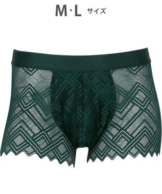 WACOAL MEN WACOAL MEN ボクサーパンツ 【レースボクサー】 フロント快適グラマラス 通気性(本体) 前閉じ 下着 メンズ WT3828 /ワコールメン