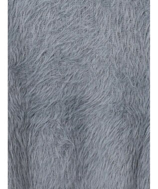 Te chichi シャギーヤーンロングスリーブニット チャコールグレー