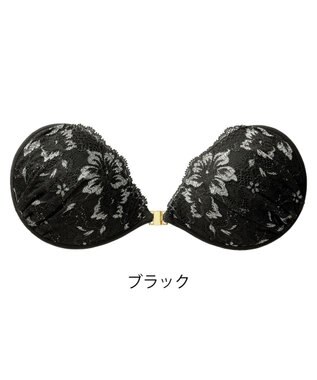BRADELIS New York 【NuBra / ボリュームアップ】パテッドヌーブラ ソフィア  デザインヌーブラ ブラック