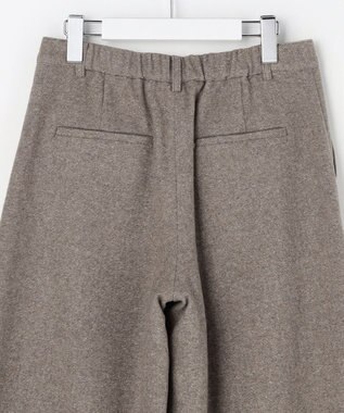 J.PRESS LADIES シルクネップツイード クロップド パンツ モカ系