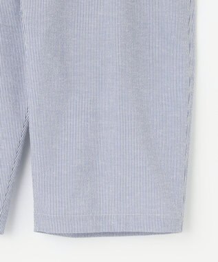 JOSEPH ABBOUD 【ウエストも伸びる！/2WAYストレッチ/清涼】クールサッカー ショーツ ブルー系