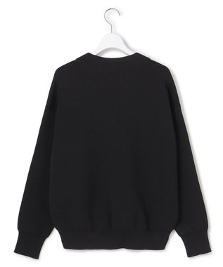 ICB 【先行予約】 コットンポリエステルスムース Vネックニット トープ×ブラック