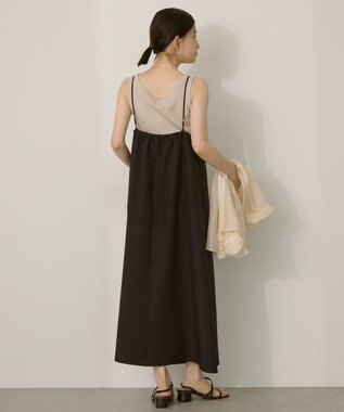 AMERICAN HOLIC ダブルストラップキャミワンピース【WEB限定カラー有り】 Black