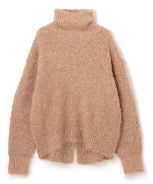 BEIGE， PERCIER / タートルニット Camel