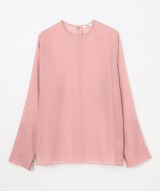 NAVE 【ReNAVE・洗える】シアーボイル ブラウス ピンク系