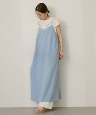 AMERICAN HOLIC ダブルストラップキャミワンピース【WEB限定カラー有り】 Sax