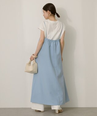 AMERICAN HOLIC ダブルストラップキャミワンピース【WEB限定カラー有り】 Sax