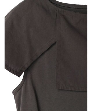 Green Parks オフショル風カットプルオーバー Gray