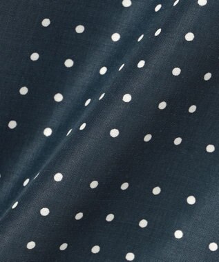 J.PRESS LADIES L 【洗える】ブロックドットプリント ワンピース ダルブルー系5