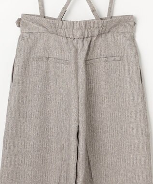 ANY SIS 【2WAY】サスペンダー付き ワイドパンツ ベージュ