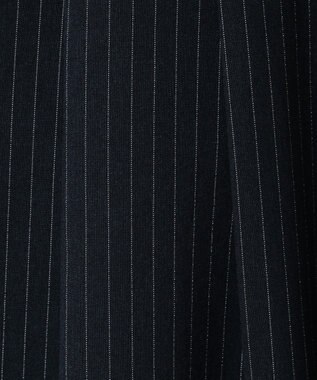 earth music&ecology 選べる丈タックスカーチョ Stripe Navy