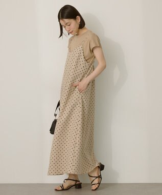 AMERICAN HOLIC ダブルストラップキャミワンピース【WEB限定カラー有り】 Dot