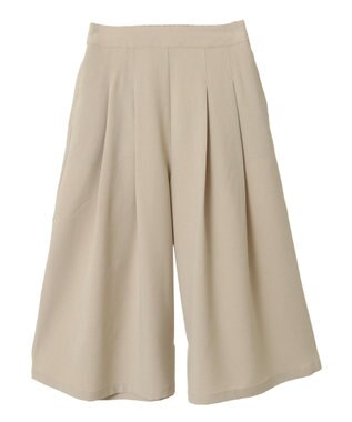 earth music&ecology 選べる丈タックスカーチョ Beige