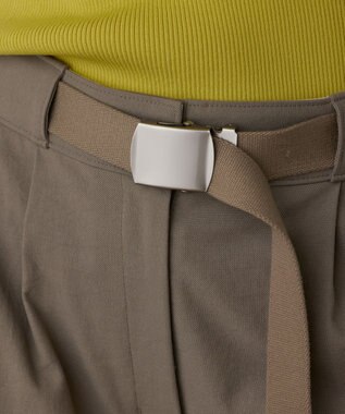 GRACE CONTINENTAL ガチャバックルベルト ブラウン