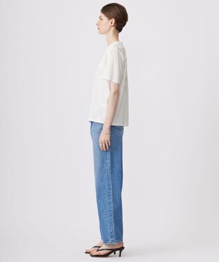 ICB 【洗える】 スーベニアTEE オフホワイト×シルバー刺繍系