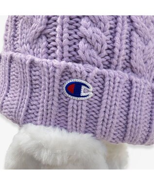 林八百吉商店 Champion　キッズ　ボア耳ケーブルワッチ パープル