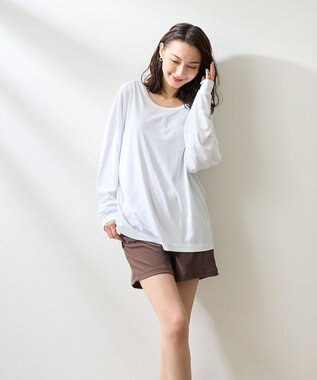 OP／FILA 【ocean pacific】ラッシュガード付き水着4点セット キャミデザイン ブラウン