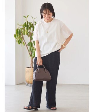 AMERICAN HOLIC 異素材ショルダー切替カットプルオーバー Off White