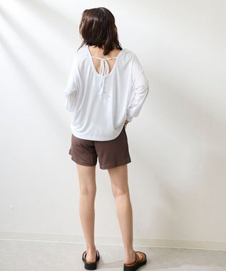 OP／FILA 【ocean pacific】ラッシュガード付き水着4点セット キャミデザイン ブラウン