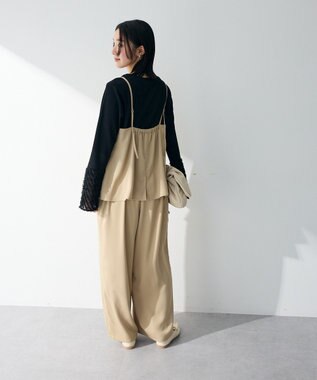 Green Parks レイヤー風　サロペット Beige