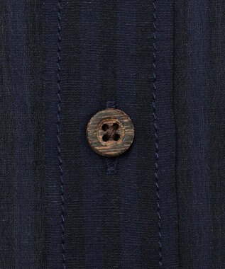 JOSEPH ABBOUD MOUNTAIN 【SPACE】エアリノバンドカラー シャツ ネイビー系1