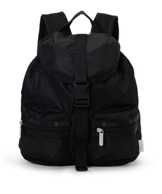 LeSportsac SMALL VOYAGER MH/ブラックサテンスナイデル ブラックサテンスナイデル