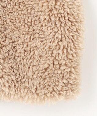 Feroux プードルファー ジレ ベージュ系