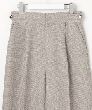 ANY SIS 【2WAY】サスペンダー付き ワイドパンツ ベージュ