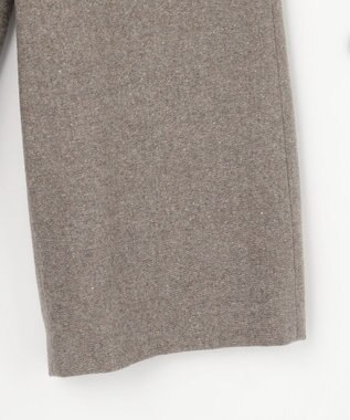 J.PRESS LADIES シルクネップツイード クロップド パンツ モカ系