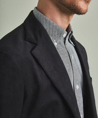 GOTAIRIKU 胸ポケット付にアップデート【吸水速乾/ストレッチ】クールマックス鹿の子 ビズシャツ_ボタンダウン ライトグレー系