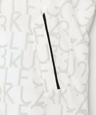 23区GOLF 【MEN】ロゴグラフィック中綿ブルゾン ホワイト系5