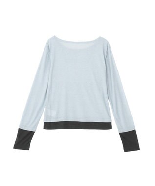 earth music&ecology SET2点ハイショクシアータンクトップ+ロンT Gray Mixture