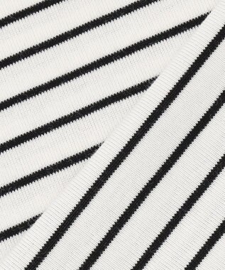 ANY L フライスワイドTシャツ ボーダー