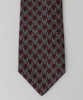 GOTAIRIKU 【Fermo Fossati】千鳥 ネクタイ ワイン系8