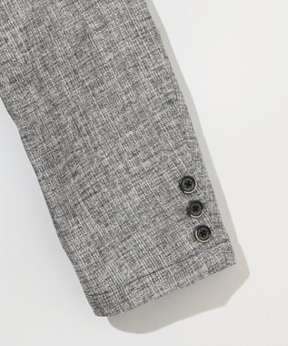 JOSEPH ABBOUD 清涼感【弱撥水/イージーケア/軽量/ストレッチ】クールピケ ジャケット ライトグレー系