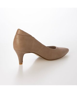 MODE ET JACOMO <carino>【レイン対応】ポインテッドトゥ パッド付きヒールパンプス ベージュ