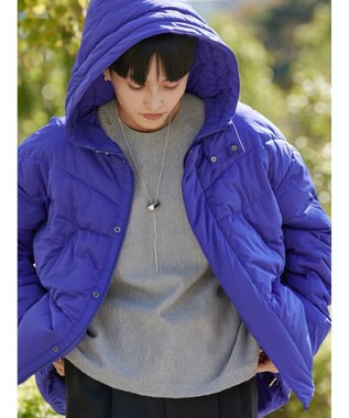 AMERICAN HOLIC キルポカカラフルポケッタブルフードコート Blue