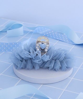 Maison de FLEUR ブルーマニアチュールビジューバンスクリップ