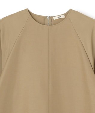 NAVE 【ReNAVE・セットアップ可/撥水加工/防シワ】ポリエステルタッサー ワンピース カーキ系