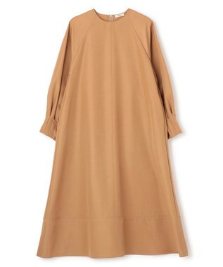 NAVE 【ReNAVE・セットアップ可/撥水加工/防シワ】ポリエステルタッサー ワンピース キャメル系