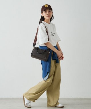 russet コーデュラナイロン2WAYミニボストンバッグ(CE-1721-WEB) D.Brown