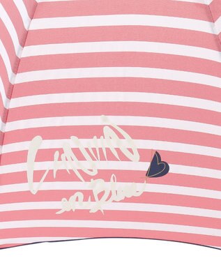 MOONBAT LANVIN en Bleu 長傘 ボーダー レッド