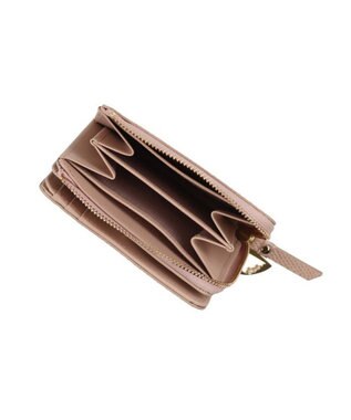 LANVIN en Bleu マゼンダ Lファスナー二つ折り財布 ベージュ