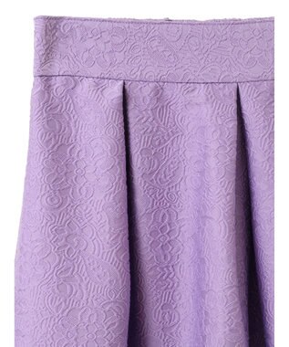 Green Parks ａ．ジャガードタックスカート Purple